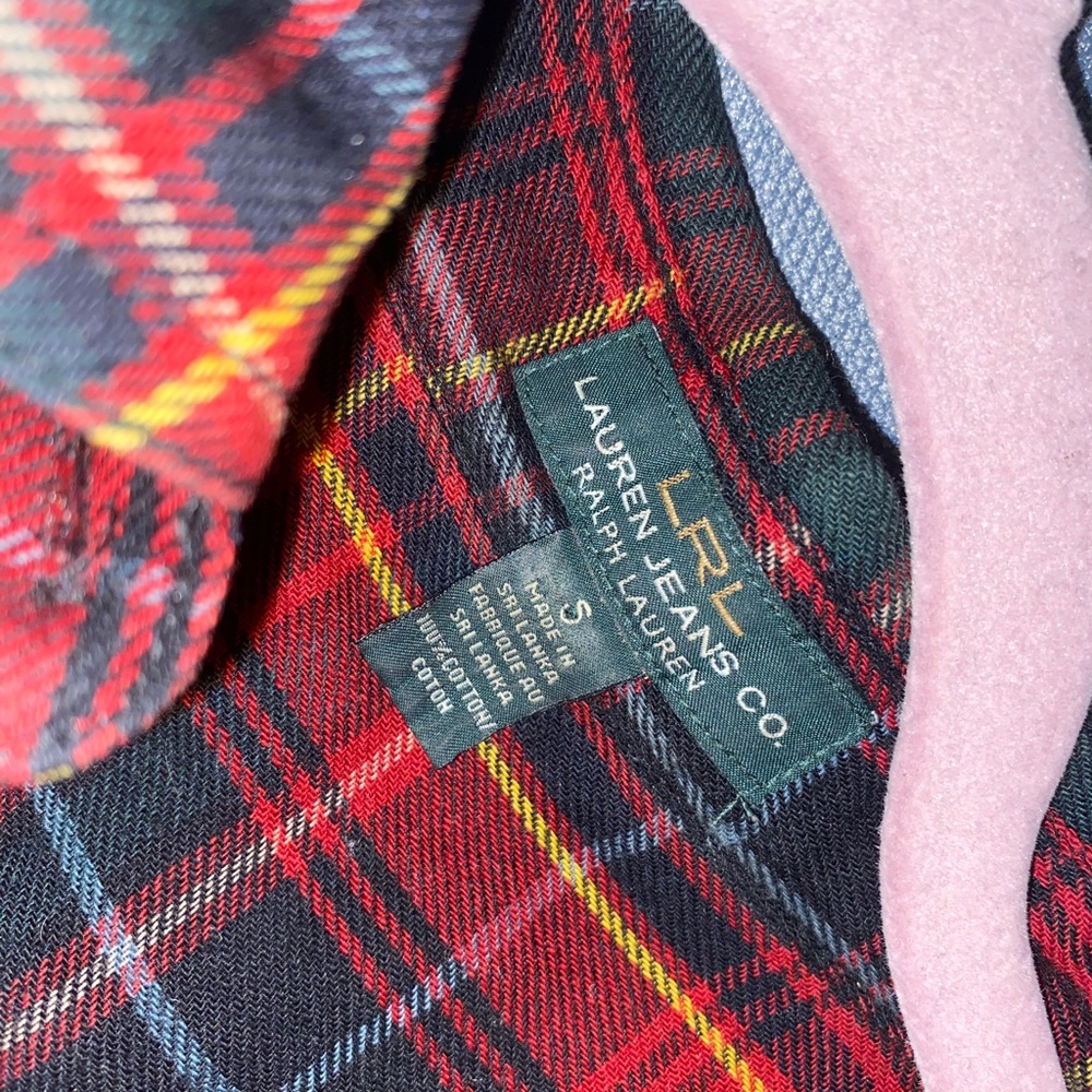 Ralph Lauren Jeans plaid button up. - Picture 3 of 3